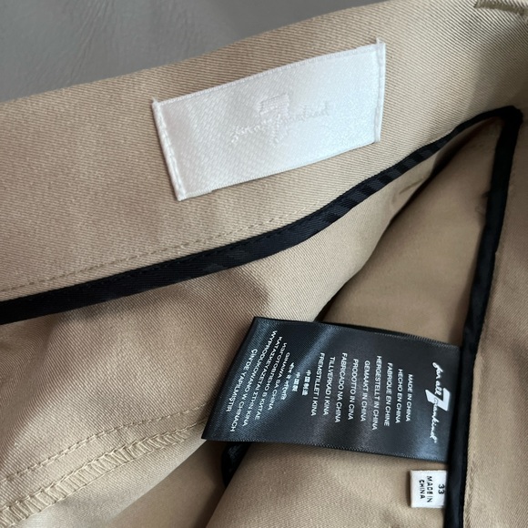 NWT - 7 For All Mankind Men’s Slim Tapered Fit Adrien Chino - Size 33 - Picture 4 of 11